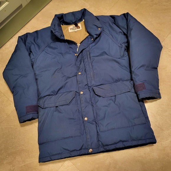 VTG 80s 90s The North Face Goose Down Mens M Medium USA Puffer Jacket - Picture 1 of 11